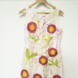 Silk flower dress